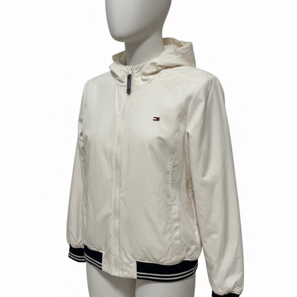 Tommy Hilfiger Cream Hooded Jacket